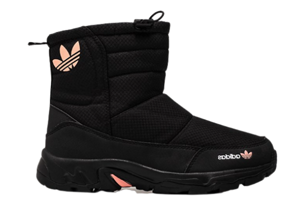 Сапоги дутики Adidas Winter Black Peach